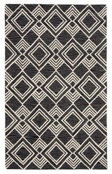 Safavieh Micro-Loop Mlp154H Charcoal / Ivory Rugs.