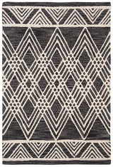 Safavieh Micro Loop Mlp155H Charcoal/Ivory Rug.