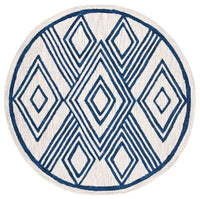 Safavieh Micro-Loop Mlp156A Ivory / Navy Area Rug