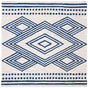 Safavieh Micro Loop Mlp156A Ivory/Navy Rug.