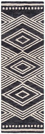 Safavieh Micro Loop Mlp156H Charcoal/Ivory Rug.