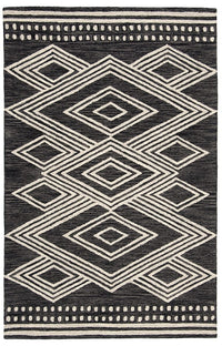 Safavieh Micro-Loop Mlp156H Charcoal / Ivory Area Rug