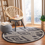 Safavieh Micro Loop Mlp156H Charcoal/Ivory Rug.