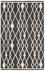 Safavieh Micro-Loop Mlp157H Charcoal / Ivory Moroccan Area Rug