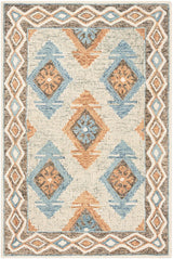 Safavieh Micro-Loop Mlp401A Blue / Beige Rugs.