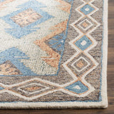 Safavieh Micro-Loop Mlp401A Blue / Beige Rugs.