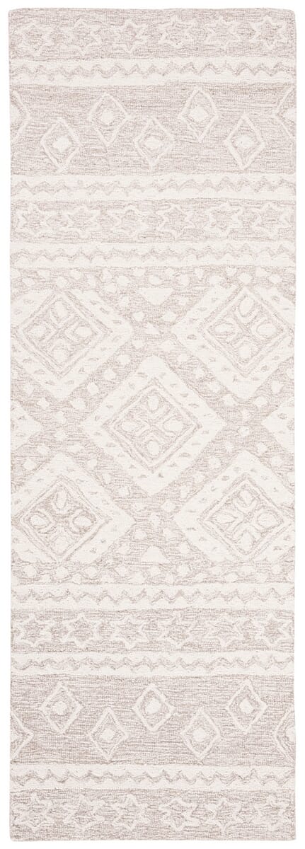 Safavieh Micro-Loop Mlp501B Beige / Ivory Moroccan Area Rug