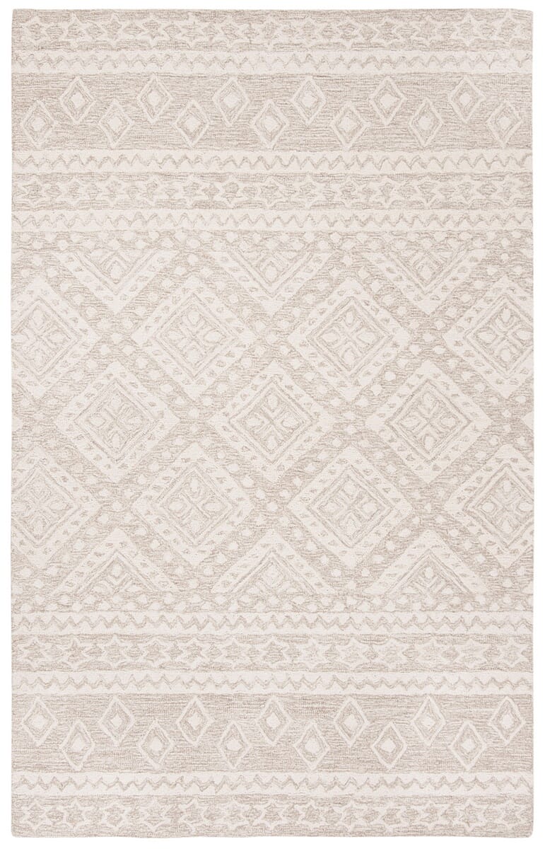 Safavieh Micro-Loop Mlp501B Beige / Ivory Rugs.
