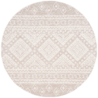 Safavieh Micro-Loop Mlp501B Beige / Ivory Moroccan Area Rug