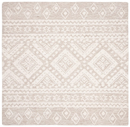 Safavieh Micro-Loop Mlp501B Beige / Ivory Moroccan Area Rug