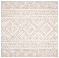 Safavieh Micro-Loop Mlp501B Beige / Ivory Moroccan Area Rug