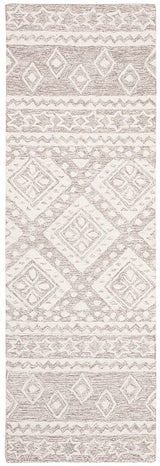 Safavieh Micro-Loop Mlp501F Grey / Ivory Rugs.
