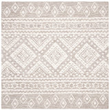 Safavieh Micro-Loop Mlp501F Grey / Ivory Rugs.