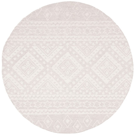 Safavieh Micro-Loop Mlp501G Grey / Ivory Moroccan Area Rug