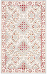 Safavieh Micro-Loop Mlp511Q Ivory / Red Rugs.