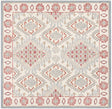 Safavieh Micro-Loop Mlp511Q Ivory / Red Rugs.