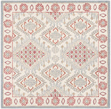 Safavieh Micro-Loop Mlp511Q Ivory / Red Rugs.