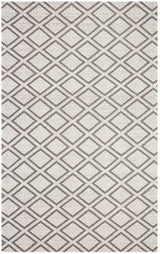 Safavieh Micro-Loop Mlp514G Silver / Dark Grey Rugs.