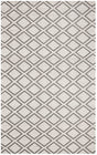 Safavieh Micro-Loop Mlp514G Silver / Dark Grey Geometric Area Rug