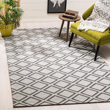 Safavieh Micro-Loop Mlp514G Silver / Dark Grey Rugs.
