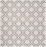 Safavieh Micro-Loop Mlp514G Silver / Dark Grey Rugs.