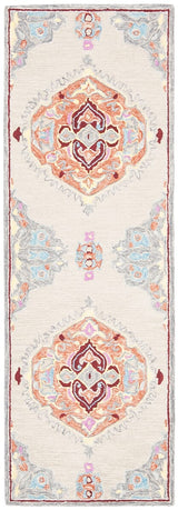Safavieh Micro-Loop Mlp551B Beige / Orange Rugs.