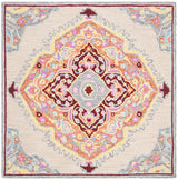 Safavieh Micro-Loop Mlp551B Beige / Orange Rugs.
