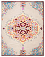 Safavieh Micro-Loop Mlp551B Beige / Orange Rugs.