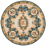 Safavieh Micro-Loop Mlp601A Cream / Blue Rugs.