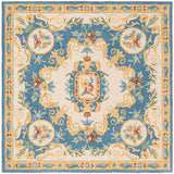 Safavieh Micro-Loop Mlp601A Cream / Blue Rugs.