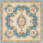 Safavieh Micro-Loop Mlp601A Cream / Blue Rugs.