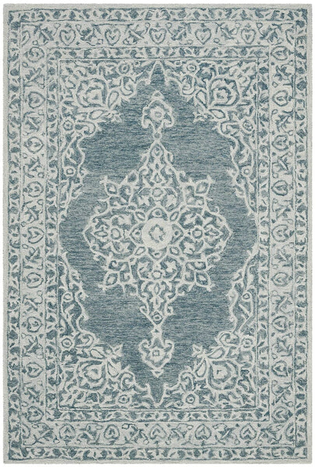 Safavieh Micro-Loop Mlp604M Blue / Light Blue Area Rug