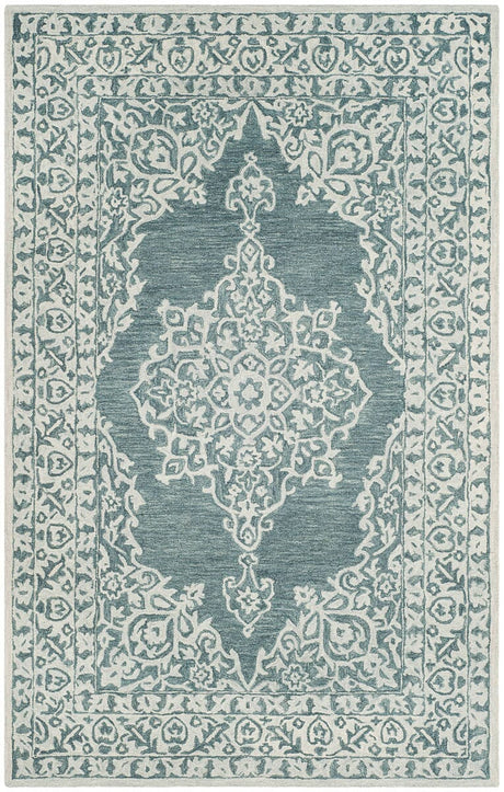 Safavieh Micro-Loop Mlp604M Blue / Light Blue Area Rug