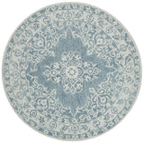 Safavieh Micro-Loop Mlp604M Blue / Light Blue Rugs.