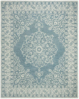 Safavieh Micro-Loop Mlp604M Blue / Light Blue Rugs.