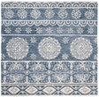 Safavieh Micro-Loop Mlp607M Blue / Ivory Rugs.