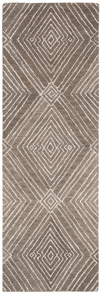 Safavieh Micro-Loop Mlp608F Dark Grey / Ivory Geometric Area Rug