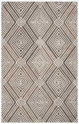 Safavieh Micro-Loop Mlp608F Dark Grey / Ivory Rugs.