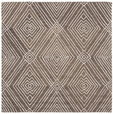 Safavieh Micro-Loop Mlp608F Dark Grey / Ivory Rugs.