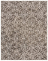 Safavieh Micro-Loop Mlp608F Dark Grey / Ivory Rugs.