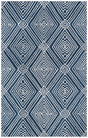 Safavieh Micro-Loop Mlp608N Navy / Ivory Rugs.