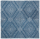 Safavieh Micro-Loop Mlp608N Navy / Ivory Rugs.