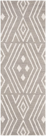 Safavieh Micro-Loop Mlp609F Grey / Ivory Rugs.