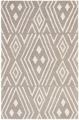 Safavieh Micro-Loop Mlp609F Grey / Ivory Rugs.