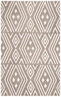 Safavieh Micro-Loop Mlp609F Grey / Ivory Geometric Area Rug