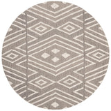 Safavieh Micro-Loop Mlp609F Grey / Ivory Rugs.