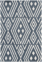 Safavieh Micro-Loop Mlp609N Navy / Blue Rugs.
