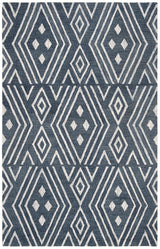 Safavieh Micro-Loop Mlp609N Navy / Blue Rugs.