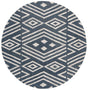 Safavieh Micro-Loop Mlp609N Navy / Blue Rugs.