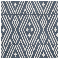 Safavieh Micro-Loop Mlp609N Navy / Blue Geometric Area Rug